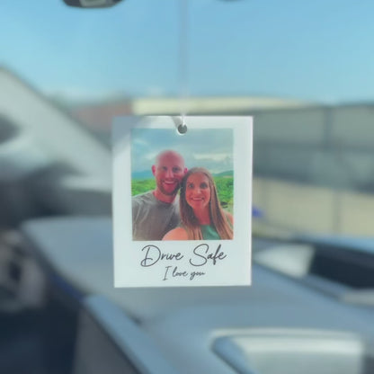 Custom Photo Rear View Mirror Charm